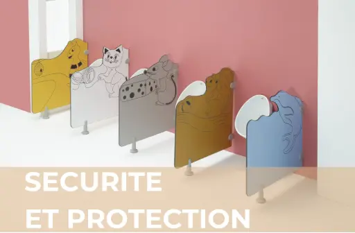 Équipements professionnels de sécurité et protection adaptés aux crèches et personnels encadrants
