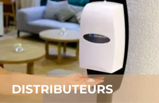 Distributeurs de savons, papiers et mouchoirs adaptés aux crèches pour hygiène professionnelle