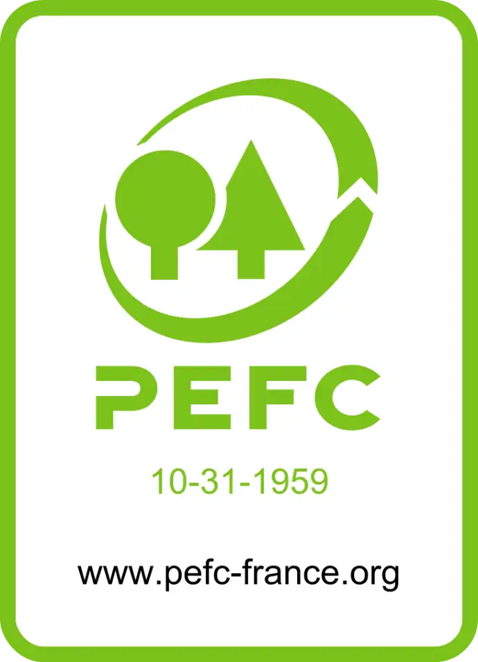 Le label PEFC garantit au consommateur que le produit qu’il achète est issu de sources responsables et qu’à travers son acte d’achat, il contribue à la gestion durable des forêts.