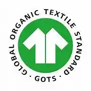 Logo du label GOTS garantissant des textiles biologiques certifiés