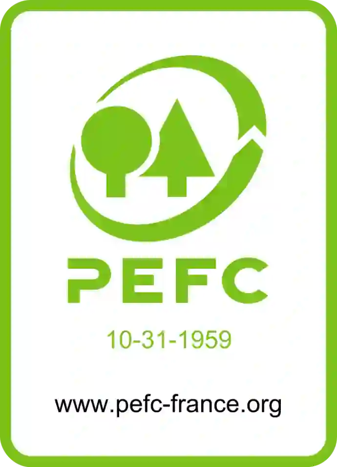 Le label PEFC garantit au consommateur que le produit qu’il achète est issu de sources responsables et qu’à travers son acte d’achat, il contribue à la gestion durable des forêts.