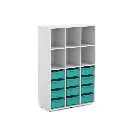 armoire-scolaire vert