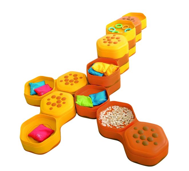 Parcours d'équilibre Collines de Miel pour enfants