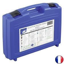 [1117] Mallette de première urgence pour 20 à 30 personnes avec support mural