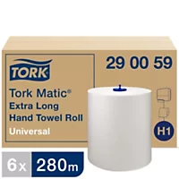 [1278] Essuie-mains TORK MATIC en rouleaux de 21cm x 280m, lot de 6