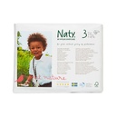 Couches écologiques Naty T.3 (4-9 Kg), X 180 couches
