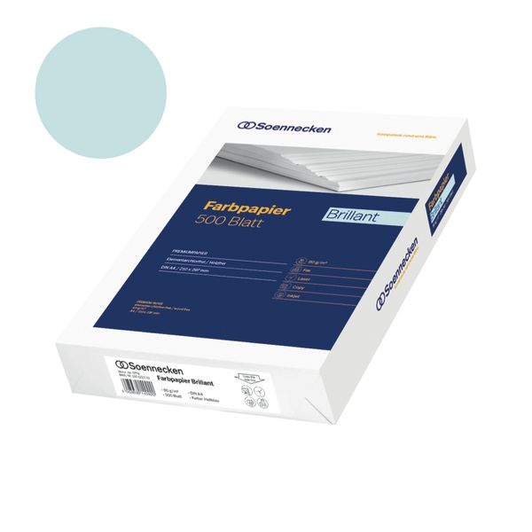 Papier de couleur A4 bleu pour usage polyvalent au bureau