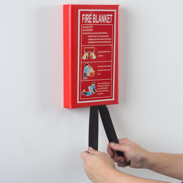 Couverture anti-feu pour intervention rapide en cas d'incendie