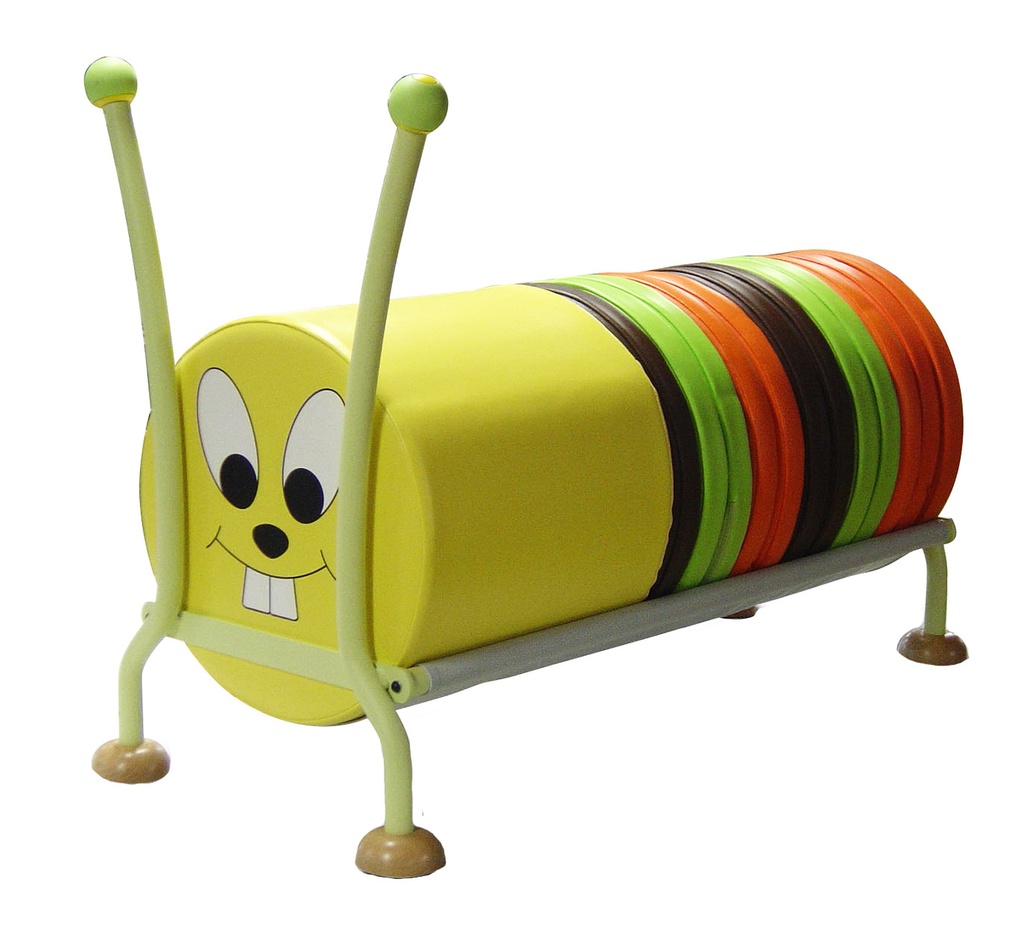 Chenille en mousse - Coussins galettes et poufs pour collectivités