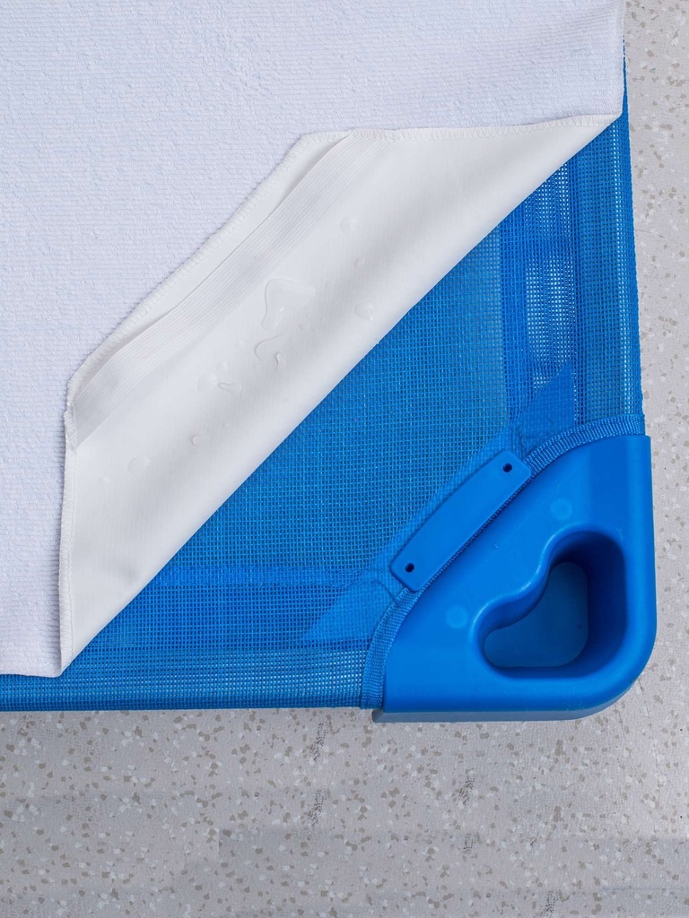 [1697] Alèse éponge pour couchette standard 55x130cm, lot de 2