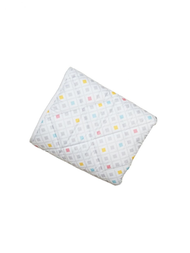 Couverture matelassée à motifs géométriques 75x120cm, lot de 2