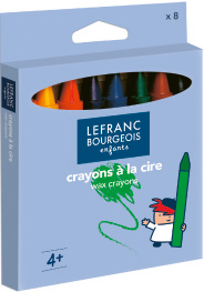 [1712] Assortiment de 6 Maxi Crayons Ergonomiques pour Enfants