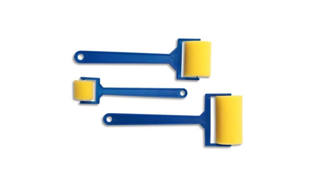 Rouleau de peinture pour enfants, lot de 12 rouleaux en mousse
