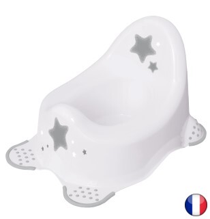 [781] Vase de nuit antidérapant avec décor étoilé