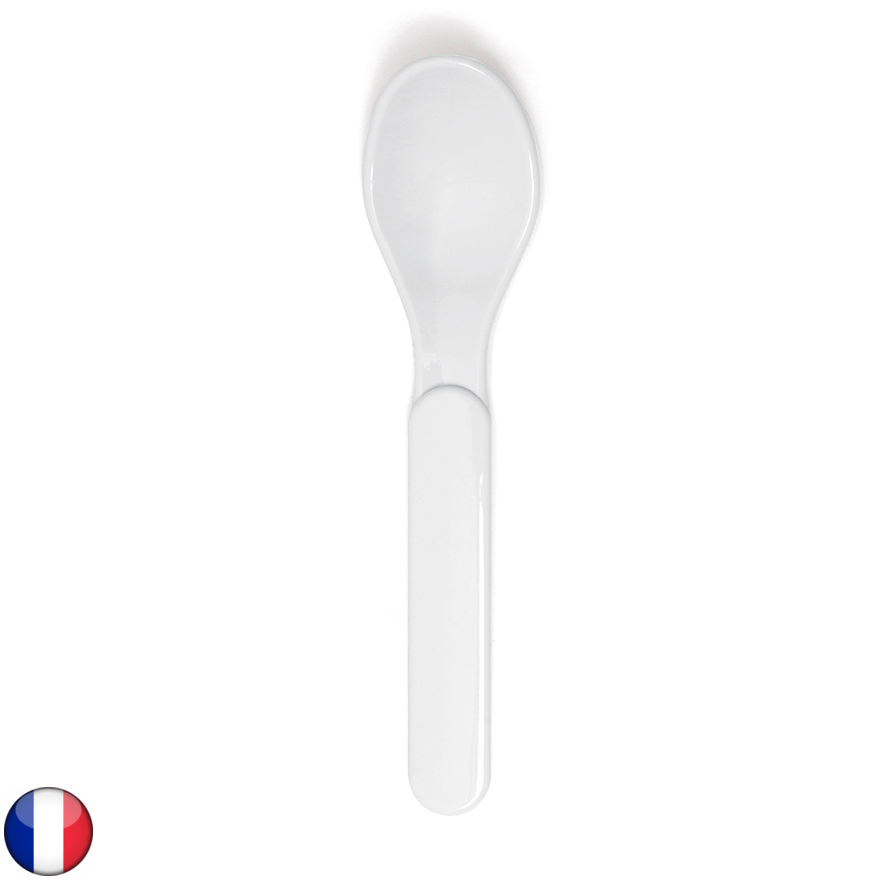 [830] Cuillère premier âge à embout souple - Lot de 12