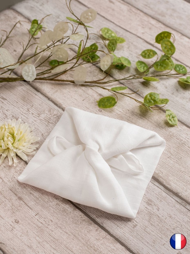 [2028] Lange en tissu 70cmx70cm, 100% coton, lot de 15