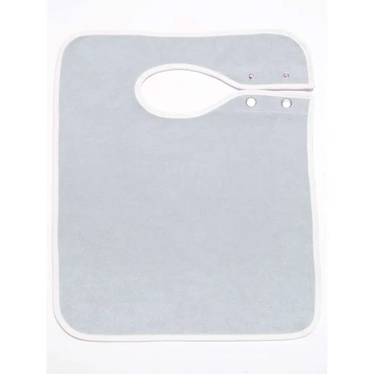 Bavoir imperméable à pression de côté 35x45cm, lot de 5