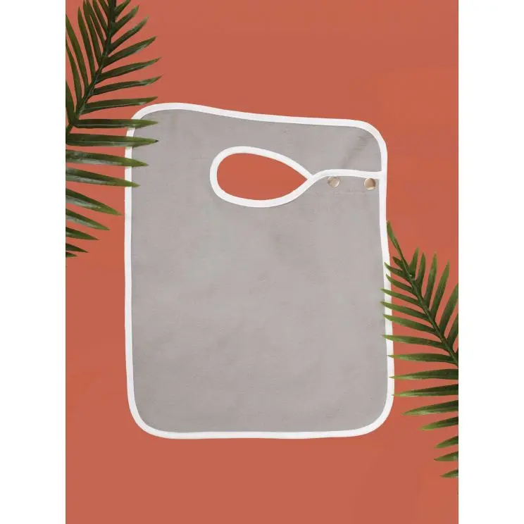 Bavoir imperméable à pression de côté 35x50cm, lot de 5
