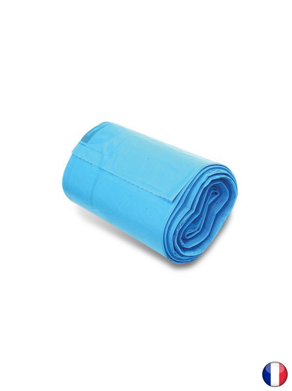 Sac poubelle recyclable 110L renforcé avec lien de fermeture, lot de 4 rouleaux (100 sacs)