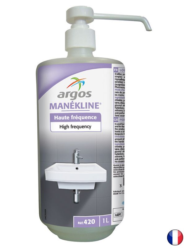 Lotion nettoyante parfumée haute fréquence avec pompe, lot de  6