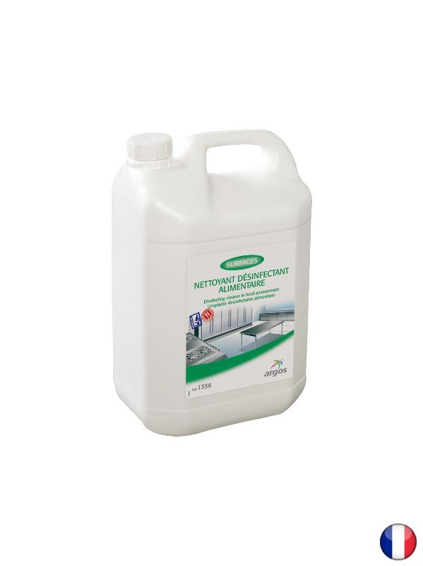 Détergent désinfectant concentré pour cuisine et industrie agroalimentaire, 5L