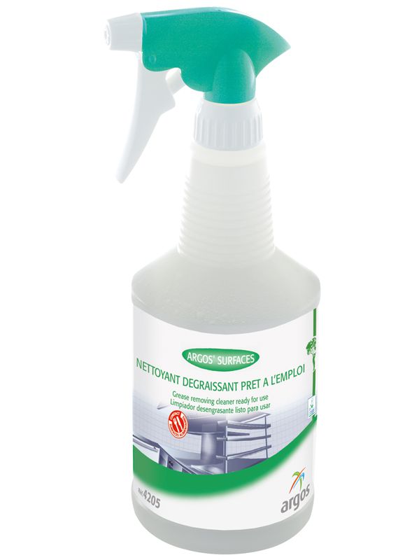 Nettoyant dégraissant écologique pour surfaces alimentaires, lot de 2