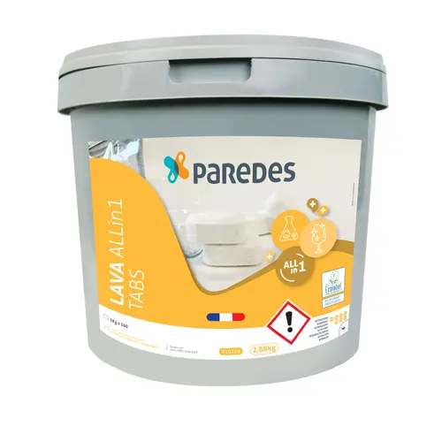 Pastilles lave-vaisselle 3 en 1 Ecolabel - Pack XL, 160 tablettes