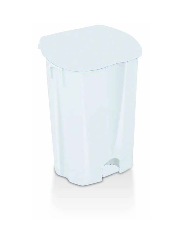 Poubelle à pédale 27 litres en plastique pour usage professionnel