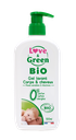 Gel lavant Corps & Cheveux Bio 0% - Peaux sensibles à réactives, 2x 500ml