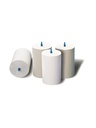 6 Rouleaux essuie-mains blanc 165m 2 plis pour distributeur autocut mini