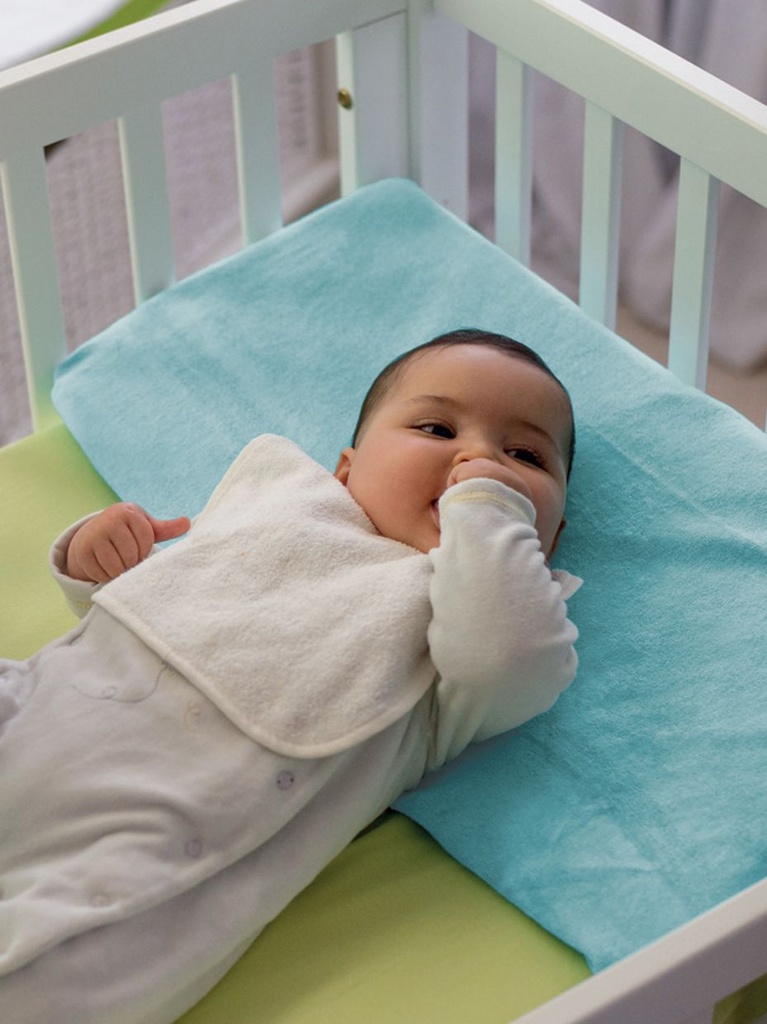 Housse de protection en éponge stretch pour plan incliné 30x60cm, lot de 2