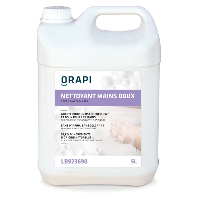 [9358] Savon doux écologique pour peaux sensibles, bidon de 5L