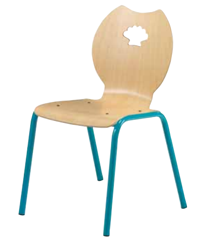 [S2601131] Chaise de crèche avec finition Blueprotech taille 0, lot de 4