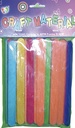 Bâtonnets pour bricolages colorés petit format, lot de 5