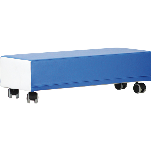 [3159] Famille Rollo, Porteur en mousse à roulettes, Bleu