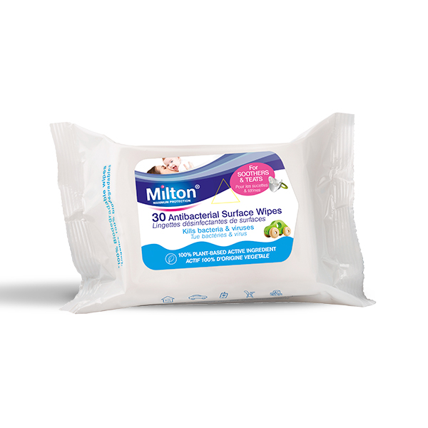 Lingettes désinfectantes de surface sans rinçage - 7 paquets de 30