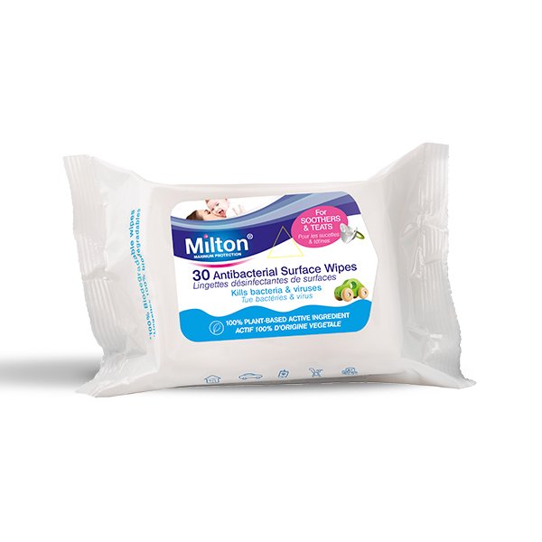 [3176] Lingettes désinfectantes de surface sans rinçage - 7 paquets de 30