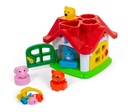 Maison de jeu d'encastrement pour la reconnaissance des formes et couleurs
