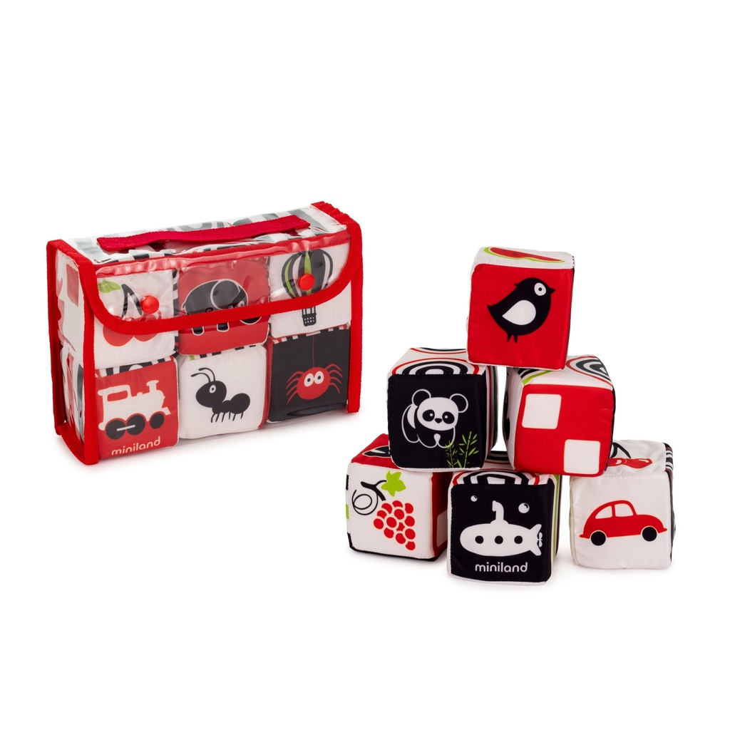 Cubes en mousse empilables pour éveil sensoriel