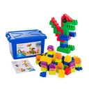Blocs de construction éducatifs pour jeunes enfants - Maxi box 96 pièces