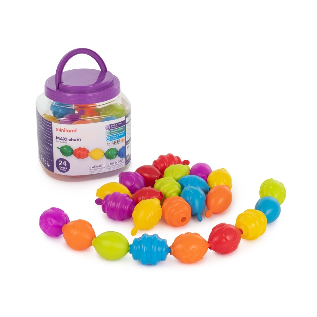 [3199] Ensemble de pièces emboîtables pour développement moteur des tout-petits