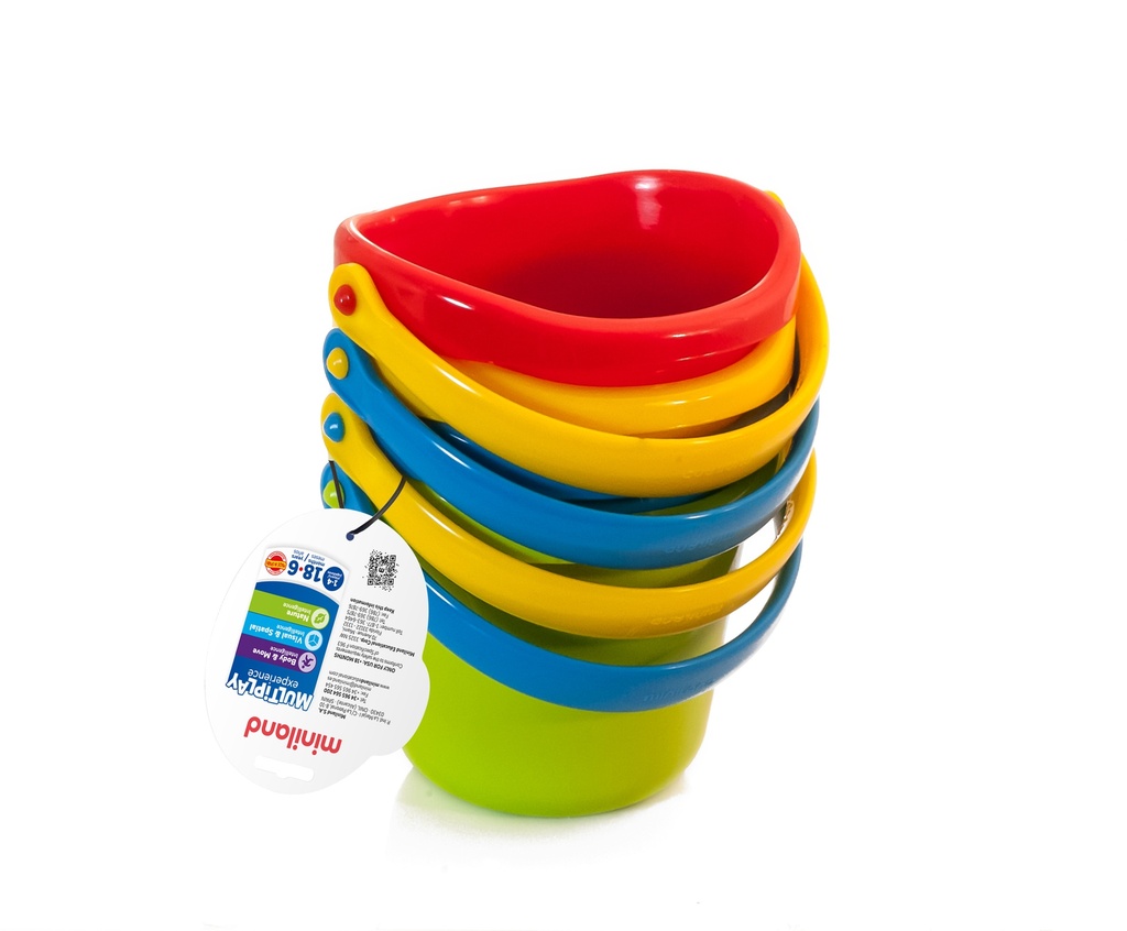 [1683] Seaux adaptés aux enfants de 18 à 36 mois, Lot de 4