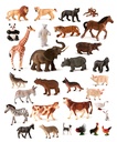 Figurines éducatives d'animaux pour enfants - Lot de 30
