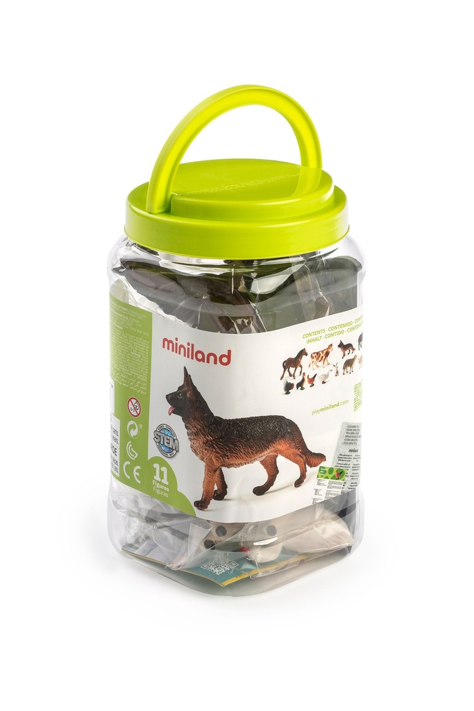 Figurines animaux pour l'apprentissage du monde animal, 11 figurines