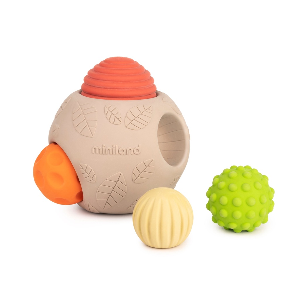 Ensemble de Balles Sensorielles Écologiques pour Développement de la Motricité
