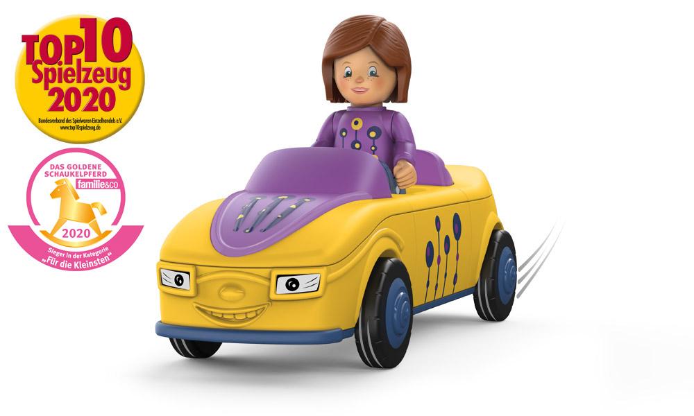 [3363] Véhicule à assembler Zoe Zoomy en 3 pièces avec moteur à friction pour enfants