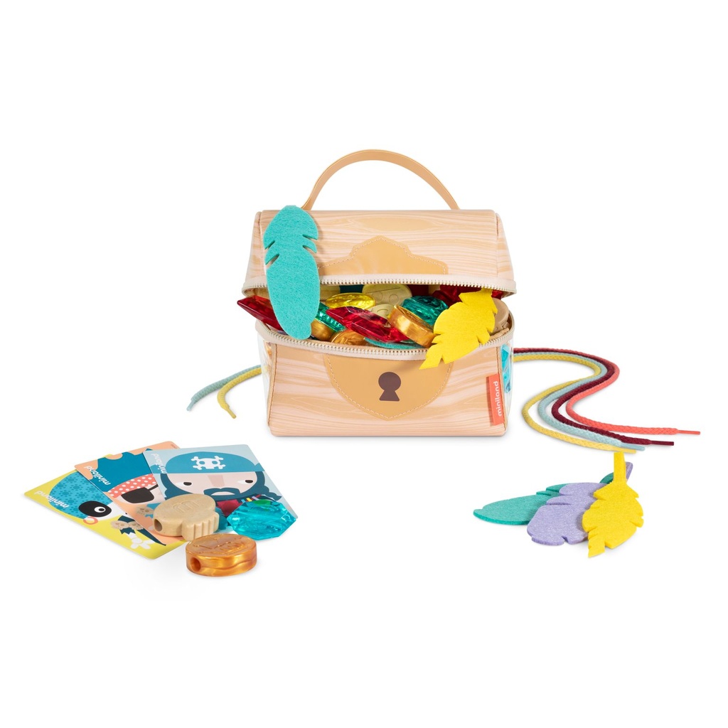 [3401] Coffret Trésor de pirate, colliers à assembler (à partir de 3 ans)