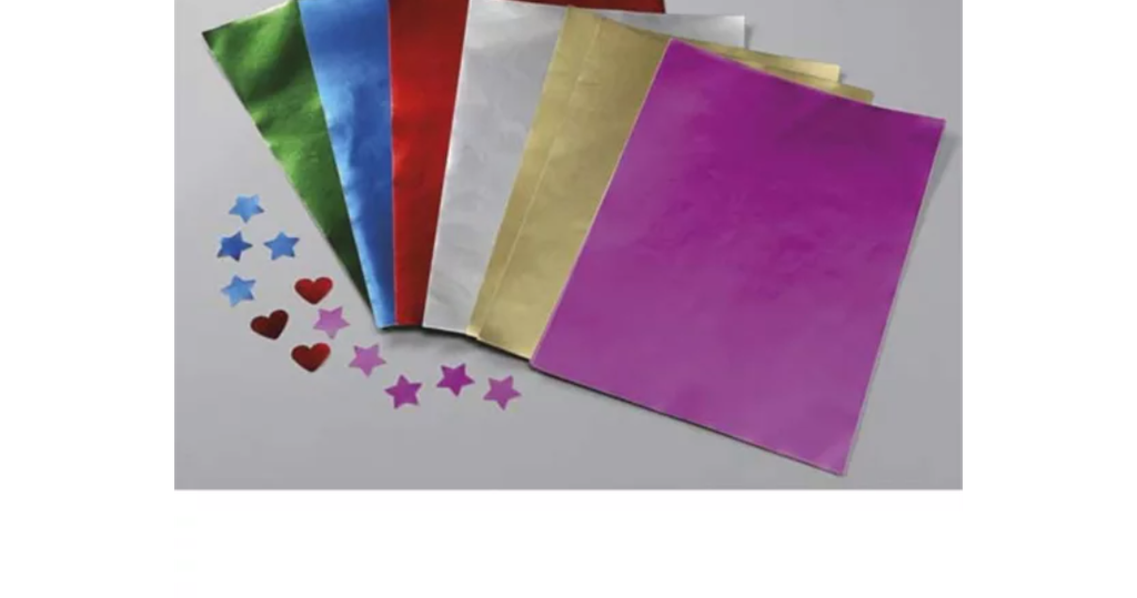 Ramette de Papier Métallisé A4 - 100 Feuilles, Couleurs Variées