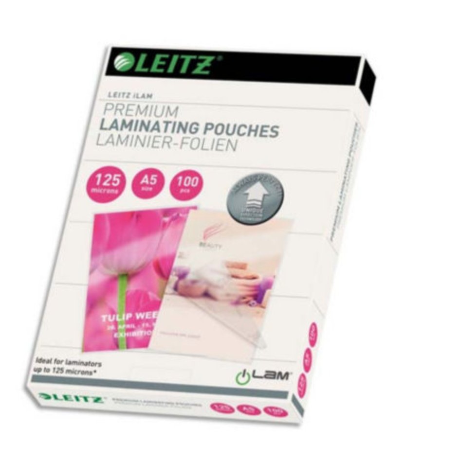 [3512] Pochettes plastiques A5 125 microns - Pack de 100 pour documents professionnels