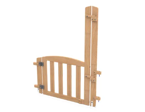 Portillon de séparation avec ouverture à hauteur d'adulte